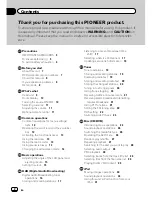 Preview for 2 page of Pioneer AVH-X12500BT Operation Manual