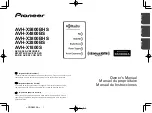 Pioneer AVH-X1800S Owner'S Manual preview