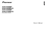 Pioneer AVH-X1890DVD Owner'S Manual preview