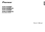 Предварительный просмотр 1 страницы Pioneer AVH-X1890DVD Owner'S Manual