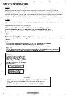 Preview for 2 page of Pioneer AVH-X7700BT/XNEW5 Service Manual