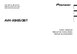 Предварительный просмотр 1 страницы Pioneer AVH-X8650BT Owner'S Manual