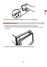 Preview for 12 page of Pioneer AVH-Z9200DAB Operation Manual