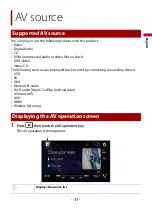 Preview for 31 page of Pioneer AVH-Z9200DAB Operation Manual