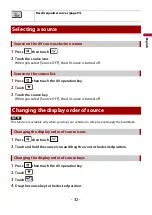 Preview for 32 page of Pioneer AVH-Z9200DAB Operation Manual