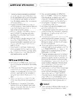 Предварительный просмотр 103 страницы Pioneer AVHP5700DVD - In-Dash 6.5 Monitor DVD Player Operation Manual