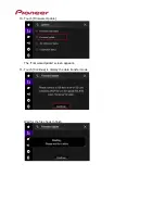 Предварительный просмотр 4 страницы Pioneer AVIC-8000NEX Firmware Update Manual