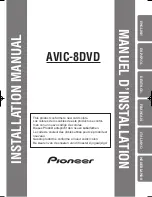 Preview for 1 page of Pioneer AVIC-8DVD Installation Manual