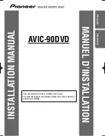 Pioneer AVIC-90DVD Installation Manual preview