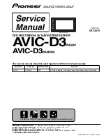 Preview for 1 page of Pioneer AVIC-D3/XU/EW5 Service Manual