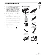 Preview for 7 page of Pioneer AVIC-F10BT Installation Manual