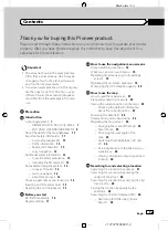 Предварительный просмотр 3 страницы Pioneer AVIC-F160-2 Owner'S Manual