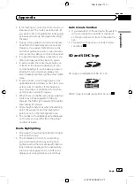 Предварительный просмотр 71 страницы Pioneer AVIC-F160-2 Owner'S Manual