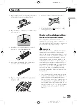 Предварительный просмотр 71 страницы Pioneer AVIC-F160 Owner'S Manual