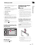 Preview for 11 page of Pioneer AVIC-F310BT Operation Manual