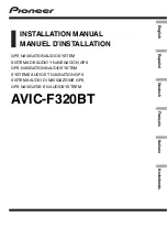 Pioneer AVIC-F320BT Installation Manual preview