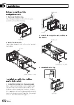 Предварительный просмотр 22 страницы Pioneer AVIC-F40BT Installation Manual