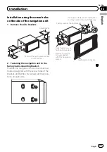 Предварительный просмотр 23 страницы Pioneer AVIC-F40BT Installation Manual