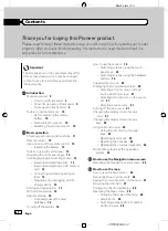 Preview for 2 page of Pioneer AVIC-F60BT Operation Manual