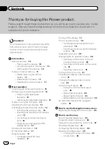 Preview for 2 page of Pioneer AVIC-F60DAB Operation Manual