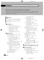 Предварительный просмотр 2 страницы Pioneer AVIC-F70BT Operation Manual