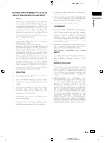 Preview for 3 page of Pioneer AVIC-F80DAB Important Information For The User