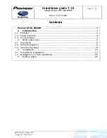 Preview for 2 page of Pioneer AVIC-F860BT Installation Manual