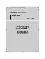 Pioneer AVIC-HD1BT Operation Manual preview