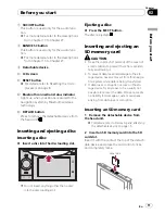 Preview for 11 page of Pioneer AVIC U310BT - Navigation System With CD player Operation Manual