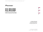 Pioneer AVIC-W6500NEX Installation Manual preview