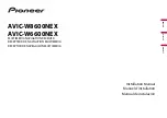 Preview for 1 page of Pioneer AVIC-W6600NEX Installation Manual