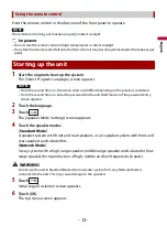 Preview for 12 page of Pioneer AVIC-W6600NEX Operation Manual