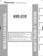 Pioneer AVIC-X1R Installation Manual preview