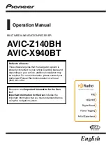 Pioneer AVIC-X940BT Operation Manual preview