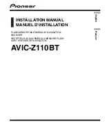 Pioneer AVIC Z1 - CD-SR1 Steering Wheel Remote Installation Manual preview