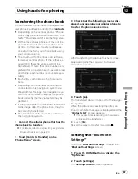 Preview for 87 page of Pioneer AVIC Z1 - CD-SR1 Steering Wheel Remote Operation Manual