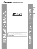 Pioneer AVIC-Z1 Installation Manual preview