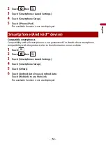 Preview for 74 page of Pioneer AVIC-Z1000DAB Operation Manual