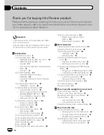 Preview for 2 page of Pioneer AVIC-Z110BT Operation Manual