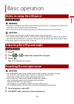 Preview for 9 page of Pioneer AVIC-Z630BT Operation Manual