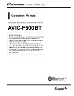 Pioneer AVICF500BT - CD-VM1 Optional Microphone Operation Manual preview
