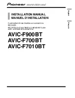 Pioneer AVIIC--F7010BT Installation Manual preview