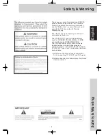 Preview for 2 page of Pioneer Aviosys DTV 6010 Operating Instructions Manual