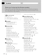 Preview for 2 page of Pioneer AVX-P7650DVD Operation Manual