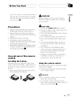 Preview for 5 page of Pioneer AXM-P7650 Operation Manual