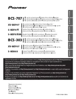 Pioneer BCS-303 Operating Instructions Manual предпросмотр