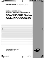 Preview for 2 page of Pioneer BD-V3500HD Series Operating Instructions Manual