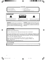 Preview for 3 page of Pioneer BD-V3500HD Series Operating Instructions Manual