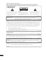 Preview for 2 page of Pioneer BDP-05FD - Elite Blu-Ray Disc Player Operating Instructions Manual