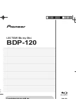 Preview for 1 page of Pioneer BDP-120 (French) Mode D'Emploi